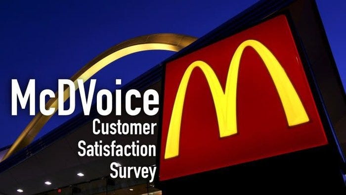 Mcdvoice Survey