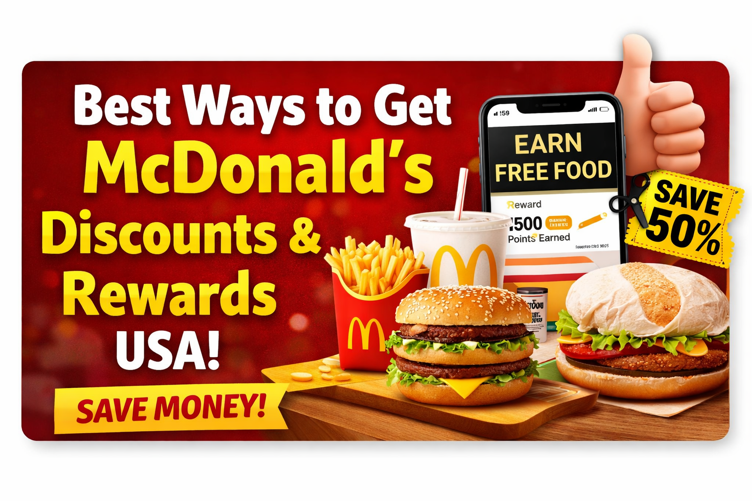 Best Ways To Get McDonald’s Discounts And Rewards In The USA