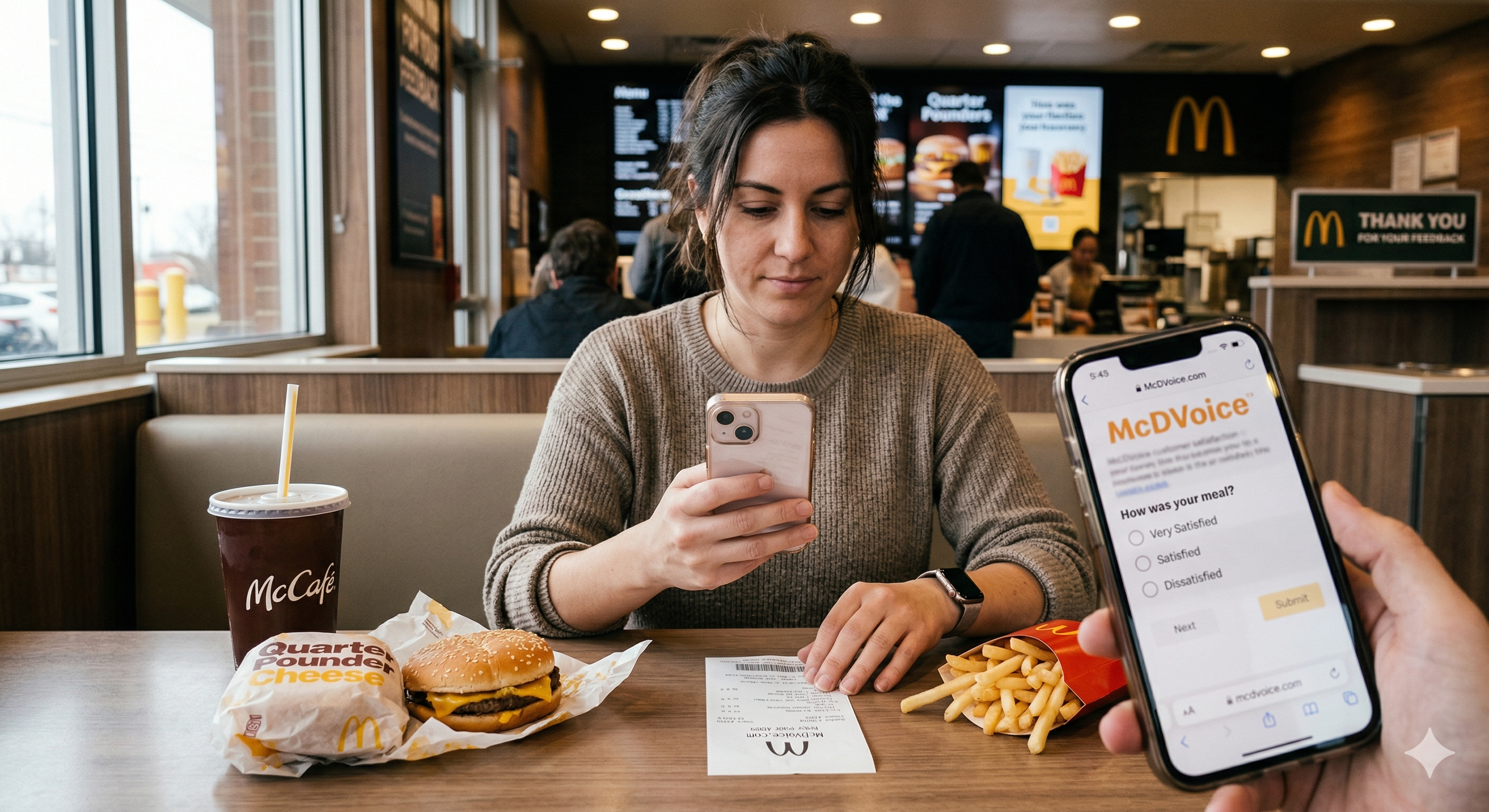 McDVoice Survey Trick: Secret Way To Turn One Receipt Into Multiple Free Rewards