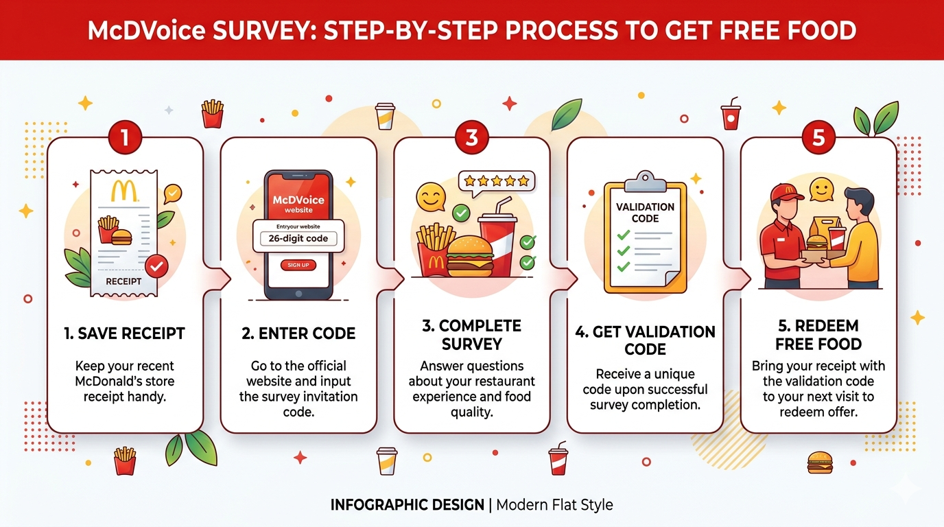 New McDVoice Rules 2026: Get MORE Free McDonald’s Food