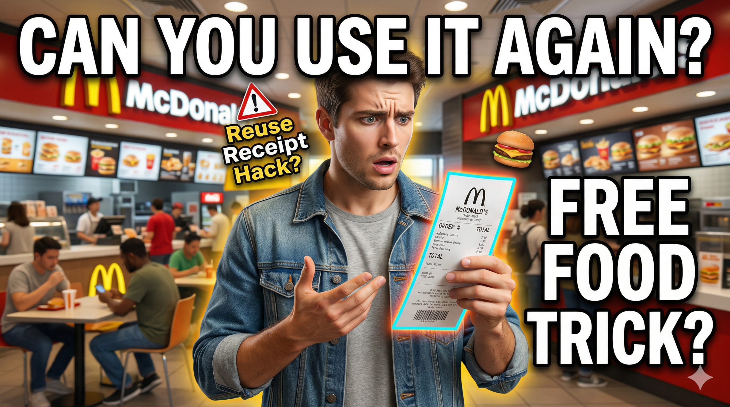 Can You Use a McDonald’s Receipt More Than Once