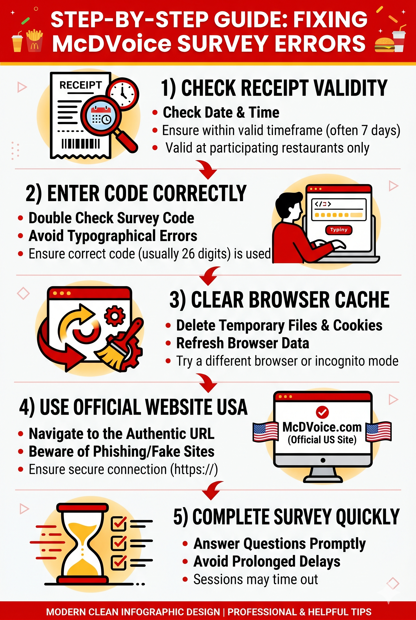 Fix McDVoice Survey Errors Fast: Step-by-Step Full Guide