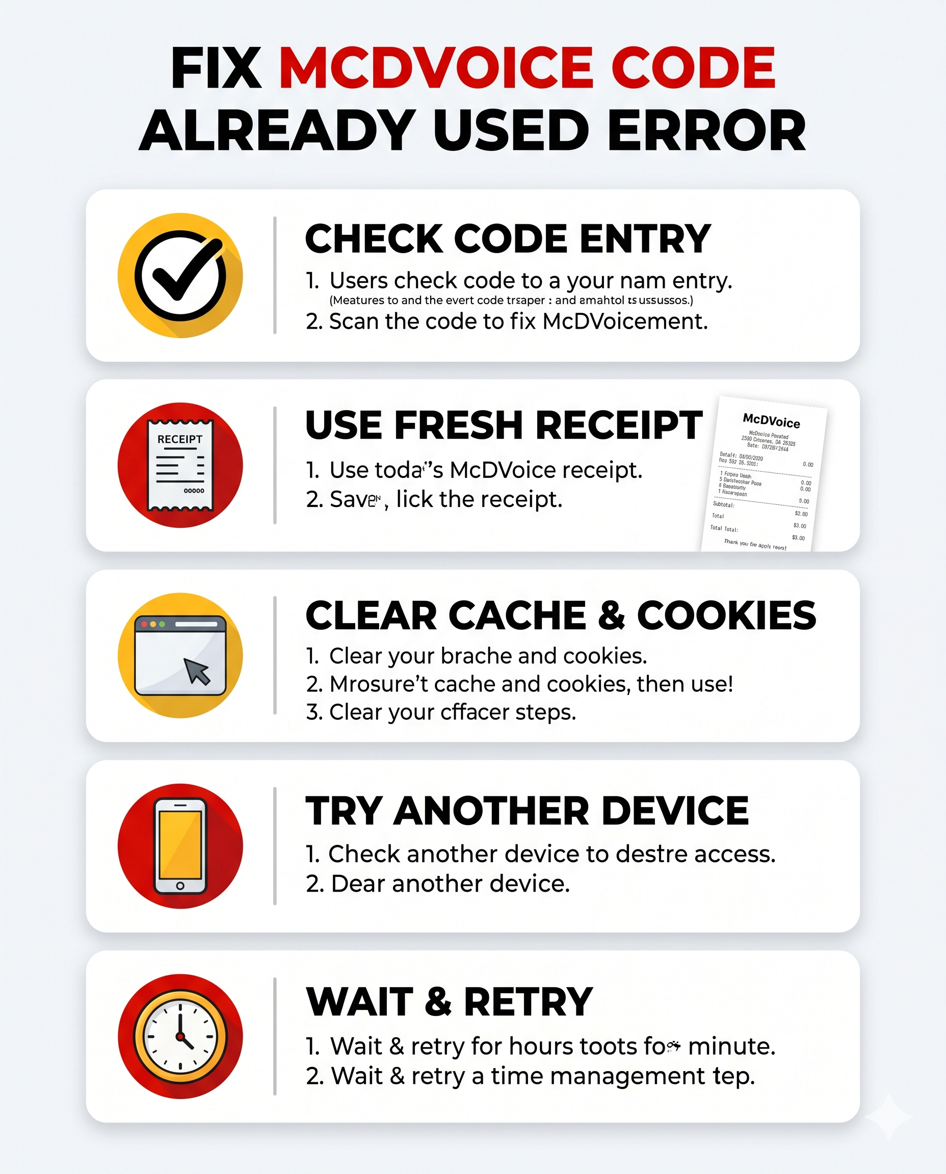 McDVoice Code Already Used? Here’s What You Can Still Do
