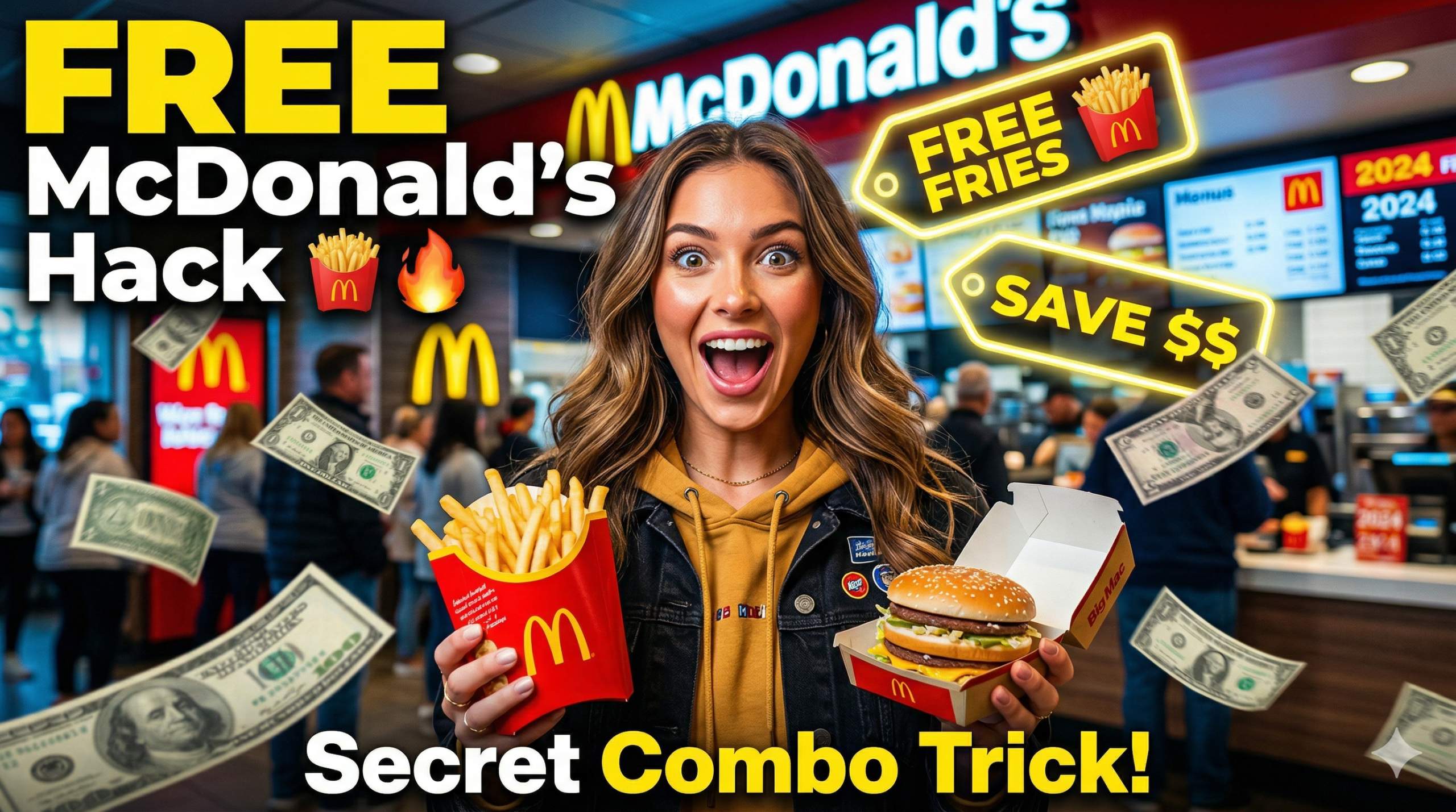 McDVoice Combo Hack: Get Free Fries + Discounted Burgers (Secret Trick 🍟)