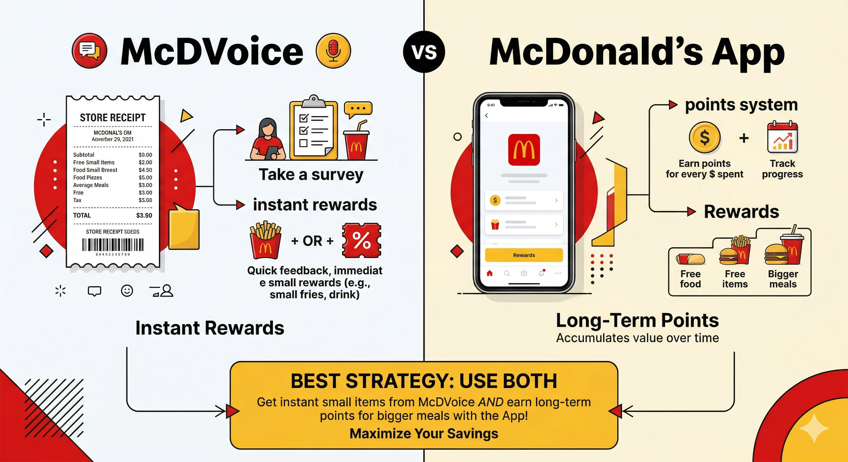 McDVoice DriveThru vs App Which Order Actually Gives Better Rewards
