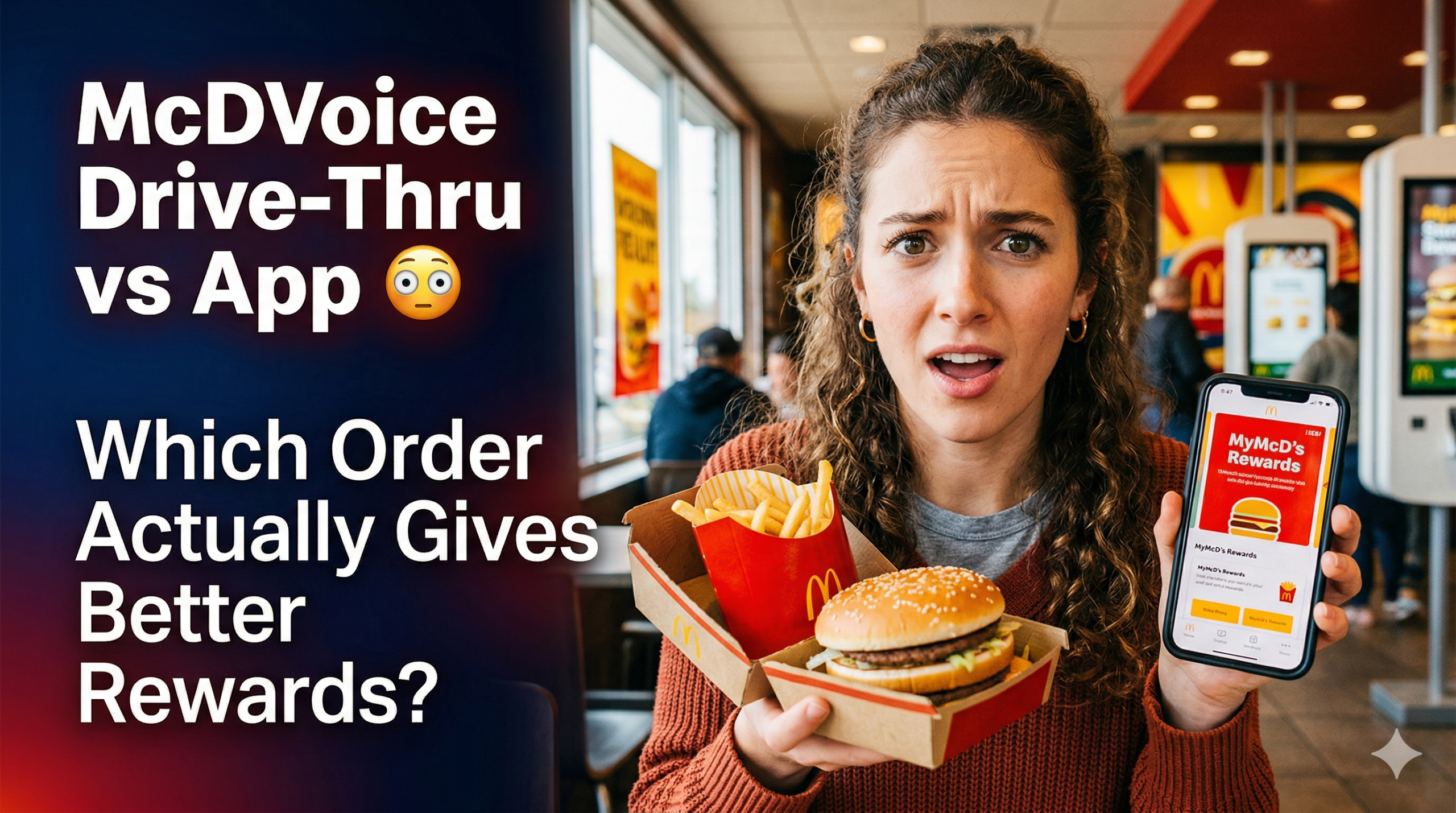 McDVoice DriveThru vs App Which Order Actually Gives Better Rewards