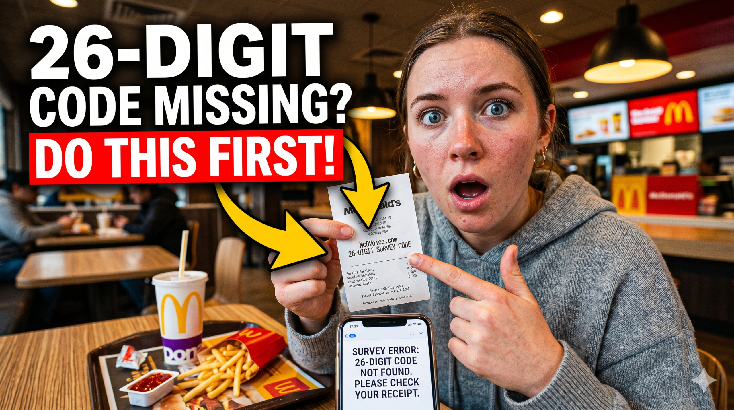 McDVoice Missing 26-Digit Survey Code: Easy Fixes That Actually Work