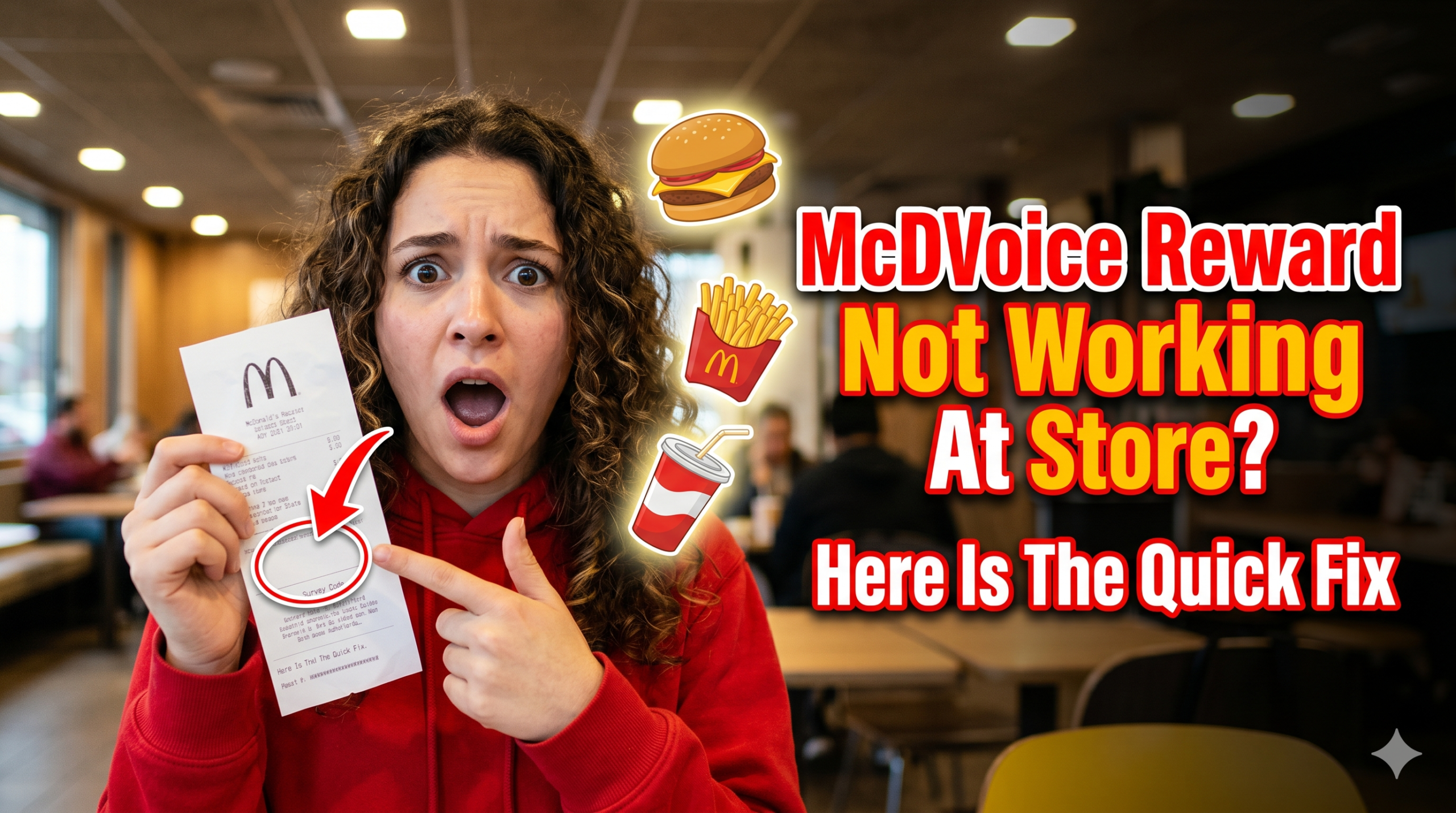 McDVoice Reward Not Working At Store? Easy Fix That Actually Works!
