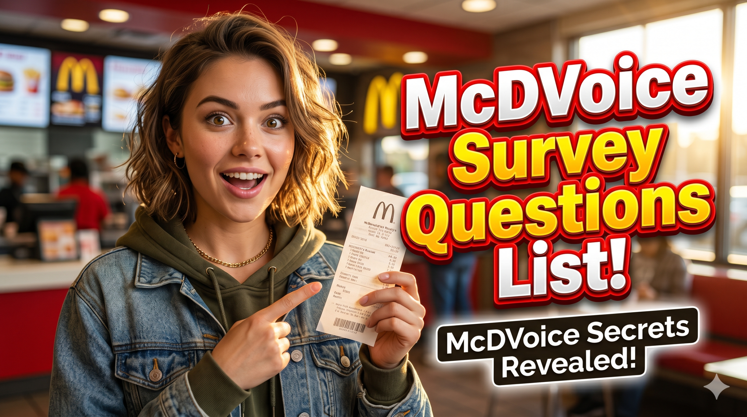 McDVoice Survey Questions List