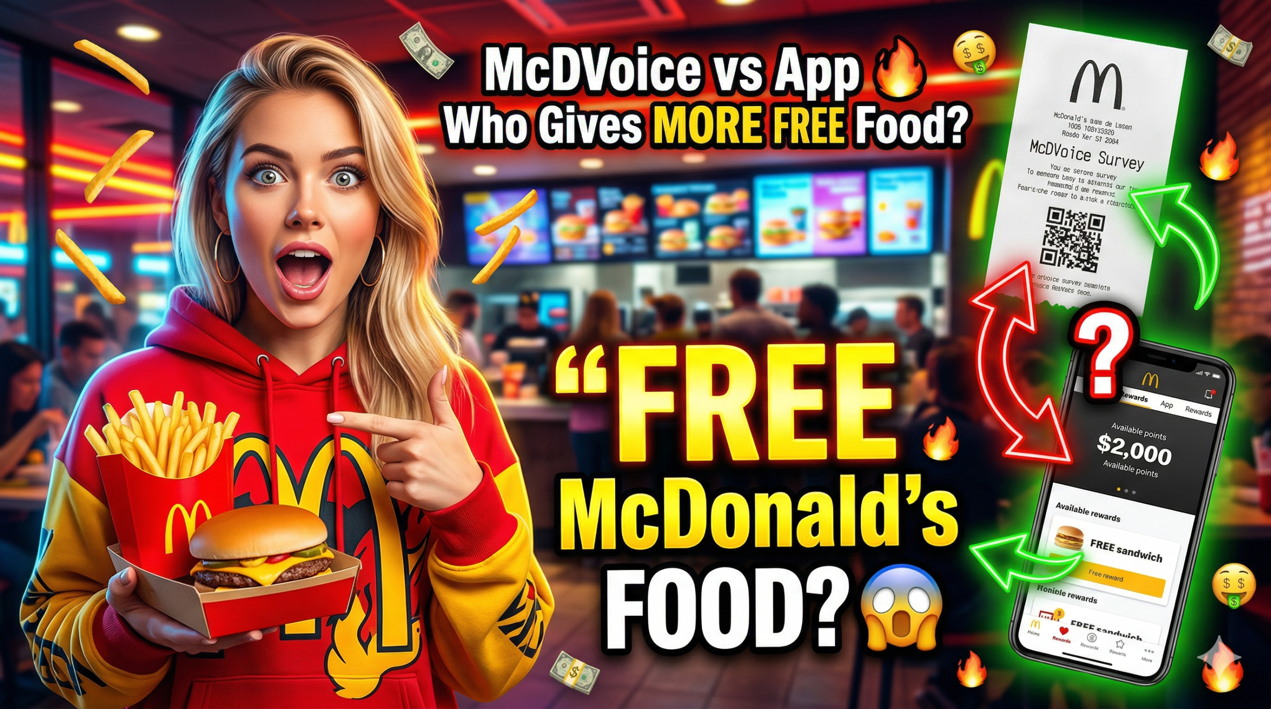 McDVoice vs McDonald’s App: Which One Gives Better Free Food in USA