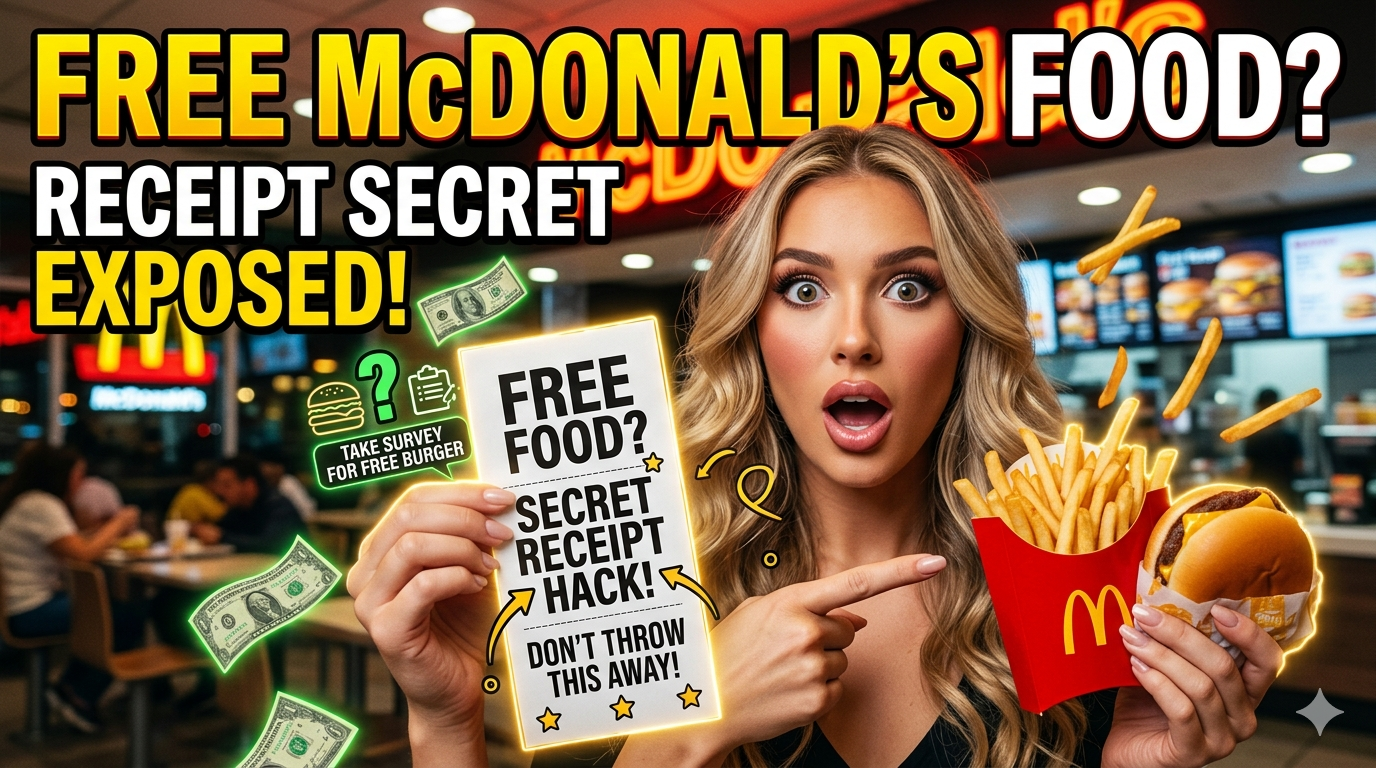McDonald’s Receipt Secrets That Can Get You Free Food