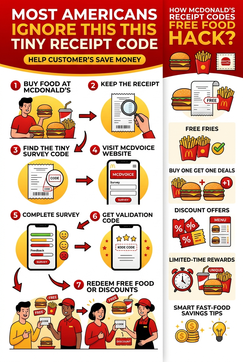 The Tiny McDonald’s Receipt Code Most USA Customers Ignore Every Day