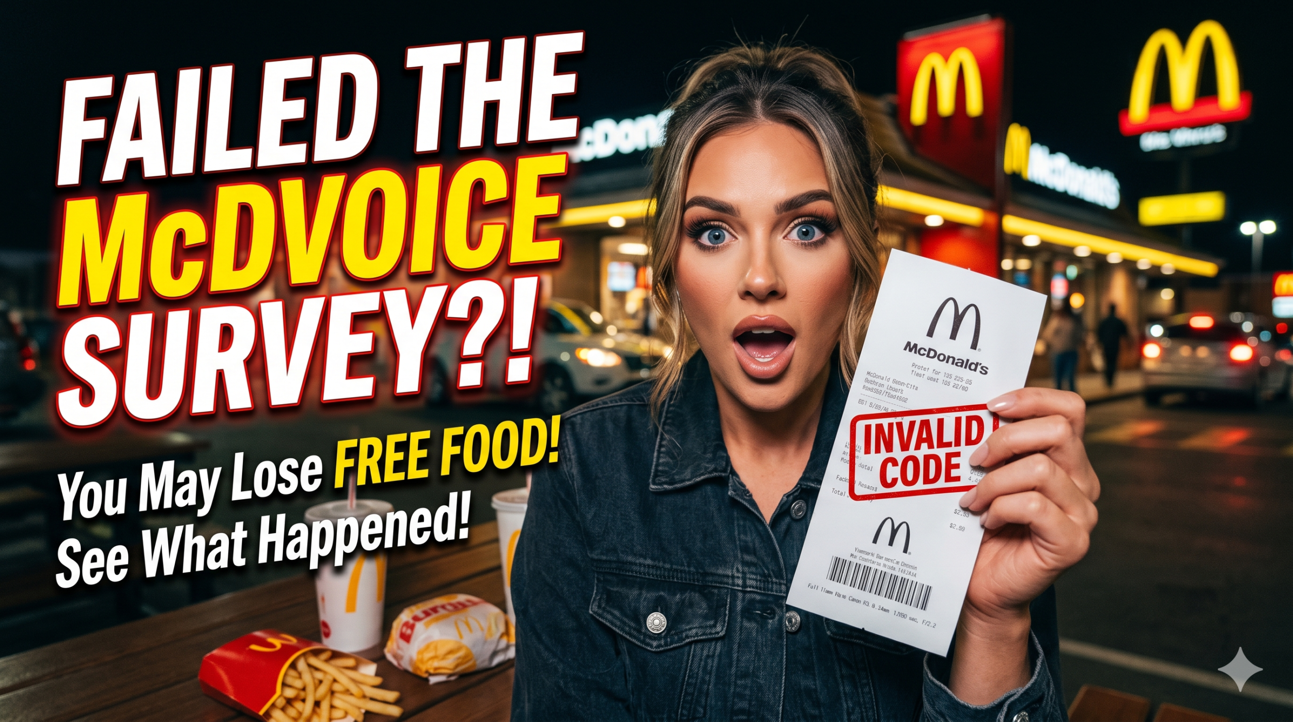 What Happens If You Fail The McDVoice Survey