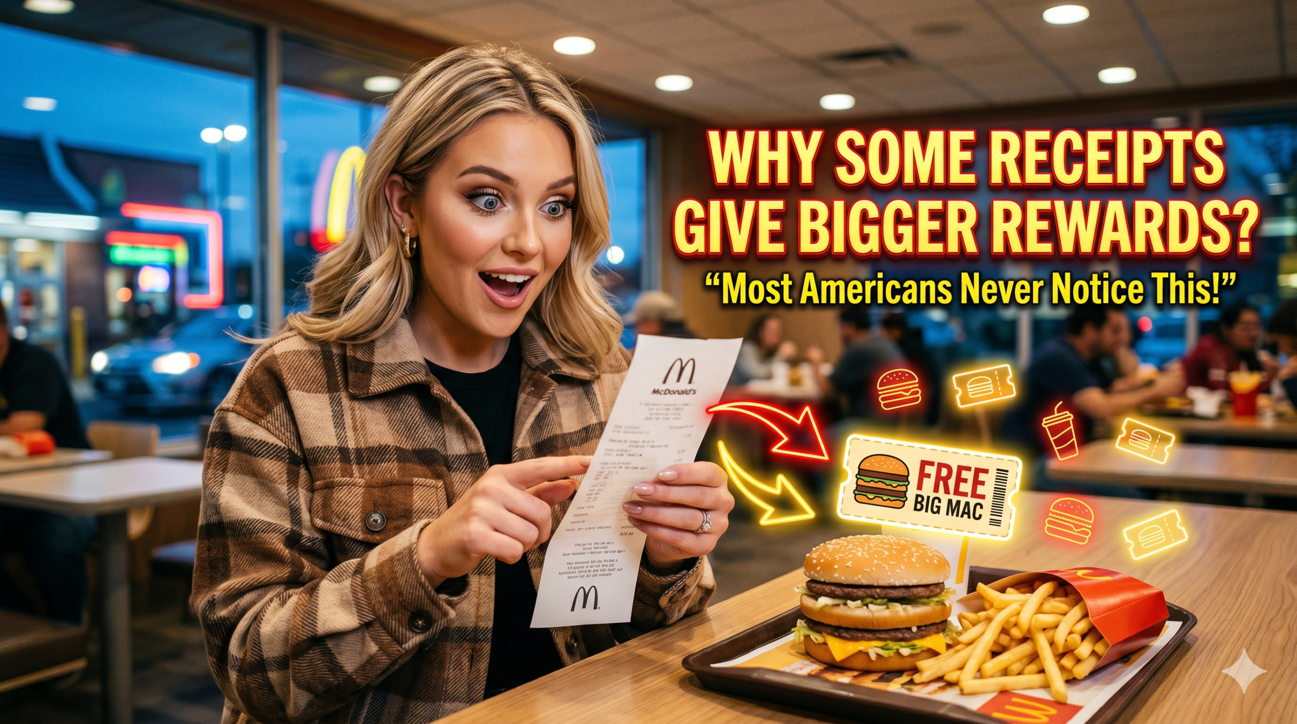 Why Some McDonald’s Receipts Give Bigger McDVoice Rewards In USA