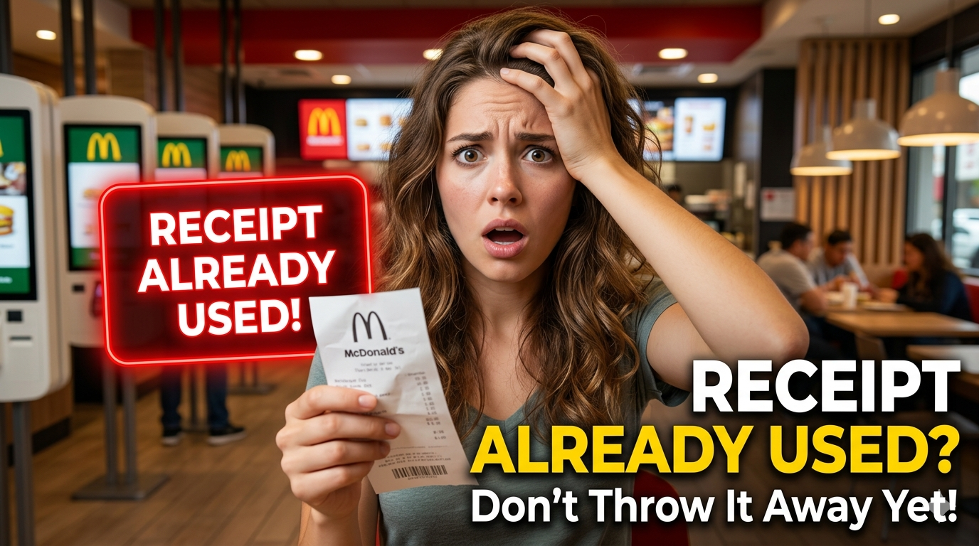 McDVoice Says "Receipt Already Used" – Here's What It Really Means?