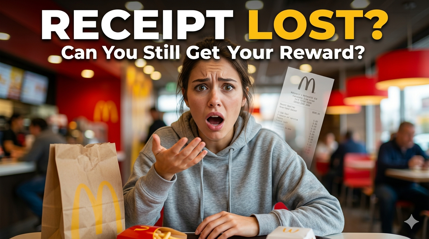 McDVoice Receipt Lost? What You Can And Can't Do
