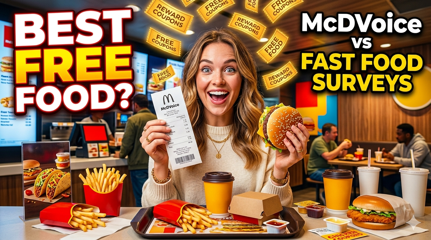 McDVoice vs Fast Food Surveys: Which Gives The Best Free Food?