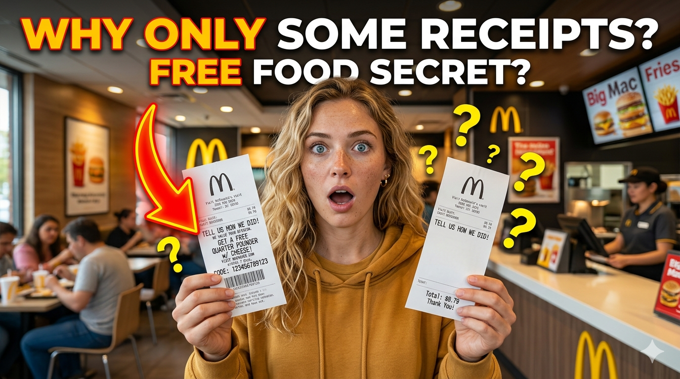 Why Some McDonald's Receipts Have Survey Codes And Others Don't